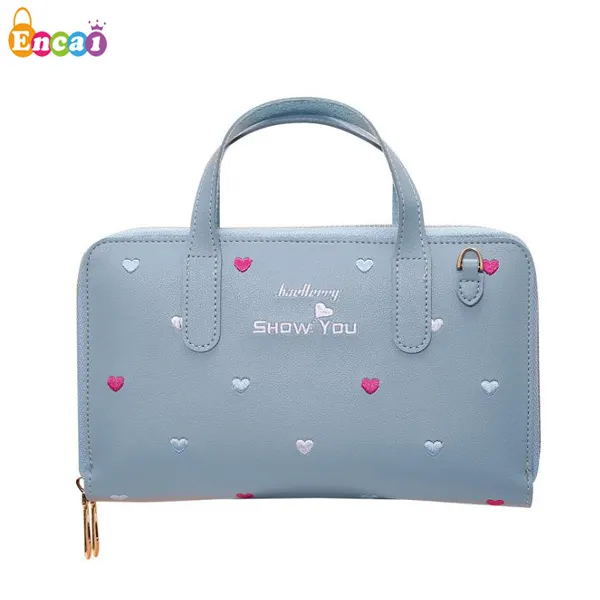 Schattige Meisjes Portefeuilles Met Schouderband Dame Telefoontas Vrouwen Portemonnee Kleine Crossbody Portemonnee Pu Lederen Kleine Tas Voor Meisjes