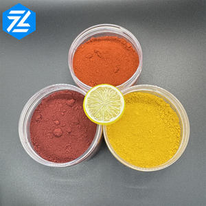 Oxyde de fer Pigment poudre rouge jaune vert bleu couleur pour cuir et revêtement oxyde ferrique Alternative - Product Image 5