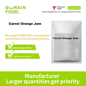 OEM ODM 1KG Ingrédients Carotte <span class=keywords><strong>Orange</strong></span> Thé Bulle Biscuits <span class=keywords><strong>Confiture</strong></span> de Fruits Crème Glacée Desserts en Sac Emballage - Product Image 5