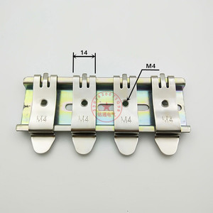 Clip de rail DIN M4, <span class=keywords><strong>connecteur</strong></span> de serrage DIN 35 mm - Product Image 4