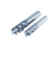 Fraise à bout plat en carbure monobloc Chuanrun, 2/4 cannelures |   Fraiseuse CNC pour acier au carbone, fonte, acier pour moules |   Fraisage HRC60