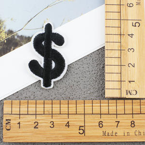 Benutzer definierte kleine National flagge gestickte umwelt freundliche Denim-Patches für Uniform Arm - Product Image 3