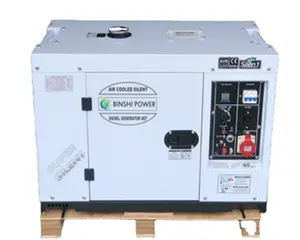 5kw 10kva 12kva 10kw Fabriek Goedkope Kleine Draagbare Power Diesel Generator Geluiddichte Elektrische Stille Diesel Genset