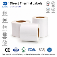Étiquettes thermiques autocollantes 4x6, rouleaux d'étiquettes d'emballage vierges, imperméables, thermiques directes, autocollants d'expédition pour livraison par coursier