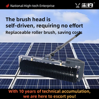 Équipement de nettoyage de panneaux solaires à haute efficacité, brosse électrique à rouleaux pour le nettoyage photovoltaïque