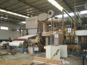 Machines de fabrication de papier hygiénique de 2700mm utilisant du papier usagé comme matière première, fournisseur complet de machines à papier de soie - Product Image 2