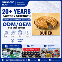 Drapeau promotionnel personnalisé en pâte feuilletée bosnienne, bannière promotionnelle en polyester non tissé, résistant aux UV, signalétique imprimée numériquement