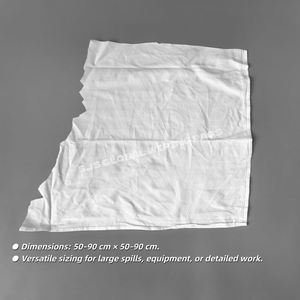 Trapos de Limpieza Blancos de Algodón 100%, Trapos de Algodón Blancos para Uso Marino, Taller, Limpieza Industrial - Product Image 3