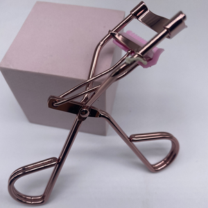 Lông Mi Curler Tweezer Curling Lông Mi Clip Mỹ Phẩm Công Cụ Carbon Thép Điện Màu Hồng Đôi Dòng Lông Mi Curler Với Lược - Product Image 3