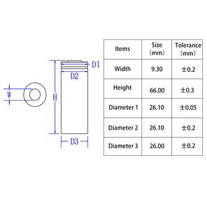 بطارية ليثيوم أيون قابلة لإعادة الشحن <span class=keywords><strong>3</strong></span>.7 فولت 800 مللي أمبير 14500 مع لوحة دوائر مطبوعة، أسطوانية الشكل، معتمدة من CE، تعمل في درجات حرارة من -10 إلى 50 درجة مئوية، تدوم لأكثر من 400 دورة، مناسبة للمصابيح اليدوية/الألعاب - Product Image 4