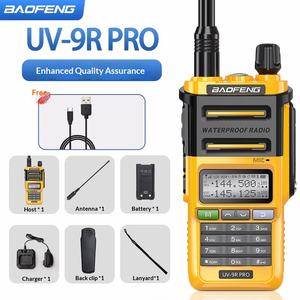 Talkie-Walkie <span class=keywords><strong>Baofeng</strong></span> <span class=keywords><strong>BF</strong></span> UV 9R <span class=keywords><strong>UV9R</strong></span> PRO IPX6 Étanche Émetteur-Récepteur Portable Bidirectionnel Double Bande UHF VHF HT Talkie-Walkie - Product Image 5