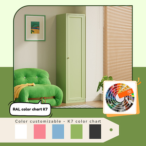 Armoire en acier pour chambre <span class=keywords><strong>de</strong></span> garçon, armoire en métal verte avec porte, sûre et durable, adaptée aux enfants - Product Image 4