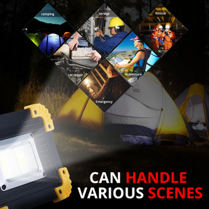 Nouveau Portable D'urgence Cob En Plein Air Carré Camping Construction <span class=keywords><strong>Chantier</strong></span> Lumière Usb <span class=keywords><strong>Rechargeable</strong></span> Abs Torches <span class=keywords><strong>Lampe</strong></span> De Poche Led Travail Lumière - Product Image 5