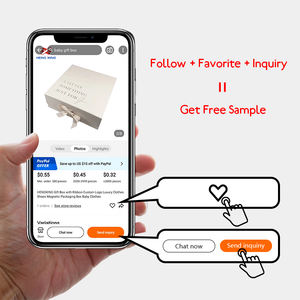 Gran oferta, CAJA PLEGABLE magnética de embalaje de regalo con cierre personalizado de lujo con lazo de cinta, caja de regalo plegable con cierre magnético - Product Image 5