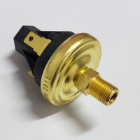 Pressostat LINO à micro-pression réglable, positif et négatif, SPST, pour compresseur d'air, indice de protection IP53, en laiton