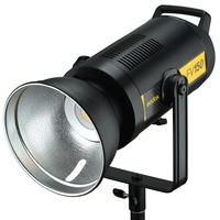 God/ox Fv150 1/8000s Flash de synchronisation haute vitesse lumière LED 150w Dimmable 5600k Cri 96 + récepteur sans fil intégré 2.4g télécommande