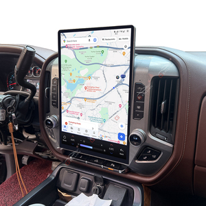 จอแนวตั้ง Gerllish ขนาด 15 นิ้ว สำหรับรถยนต์ GMC Sierra Chevrolet Silverado ปี 2014-2019 เครื่องเล่นมัลติมีเดียในรถยนต์ วิทยุ สเตอริโอ ระบบแอนดรอยด์ พร้อมระบบนำทาง GPS - Product Image 5
