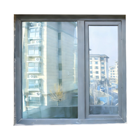Ventana Abatible Horizontal de PVC con Vidrio Laminado, Cierre Multipunto de Acero Inoxidable para Oficina o Villa, Insonorizada, ISO9001