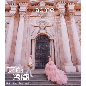 Artistic Wedding Dress Pink Tulle Ball Gown Strapless Princess Waistline Outdoor Photography - Product Image 3
