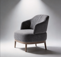 Canapé simple en tissu moderne et épuré pour bureau de vente, réception, négociation, chaise de loisirs, mobilier de salle d'exposition, hôtel
