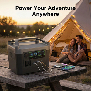 เครื่องกำเนิดไฟฟ้าพลังงานแสงอาทิตย์ OEM <span class=keywords><strong>500W</strong></span> แบบพกพาสำหรับใช้งานกลางแจ้ง แบตเตอรี่ LiFePO4 สำหรับตั้งแคมป์ ใช้ในบ้าน และกรณีฉุกเฉิน - Product Image 2