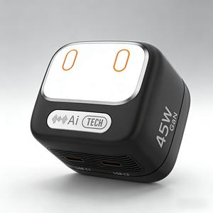 2026 New Travel Adapter 45W USB-<b>C</b> Smart Display Charger Fast <b>Charging</b> Smart Recognition ai smart phone charger 45 - Product Image 5