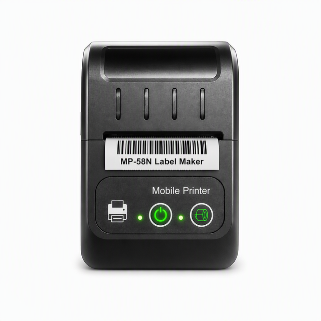 Wholesale MP-58N 58mm Handheld Thermal Barcode Printer Wireless Inkless Label Maker for Android IOS For Home Business