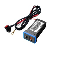 Chargeur de voiture Chelink QC3.0 PD à charge rapide, double USB, adaptateur pour téléphone, DVR, MP3 pour Toyota
