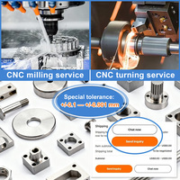 Fabricant Précision Sur Mesure Pièces de Fraisage CNC, Pièces d'Usinage par Tournage CNC en Aluminium, Service d'Usinage CNC en Acier Inoxydable