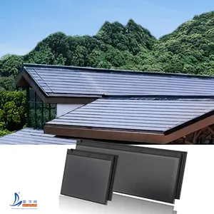 Sangobuild Solar Roof Tile Photovoltaic Building Material Solar Roof Shingle Solar Energy Home Electricity Power System