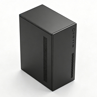Boîtier PC Gaming H7 Mini Tower MicroATX ITX pour GPU long, support HDD 3.5, panneau latéral en verre trempé RGB, châssis DIY en stock
