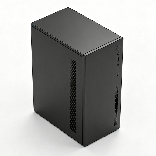 H7 Mini Tower Gaming PC Case MicroATX ITX Long GPU 3.5HDD Support RGB Tempered Glass Side Panel DIY Chassis Stock