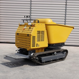 Multifunctionele Mini Hydraulische Crawler Loader Rubber Rupsdump Buggy Voor Mijnbouw Landbouw Rotatie Met Betonnen Dump - Product Image 6