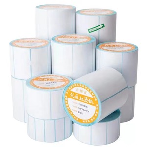 Custom Size Adhesive <b>Sticker</b> Thermal Paper Label with CMYK Color and Custom <b>Logo</b> for Thermal Printer Paper Roll - Product Image 2