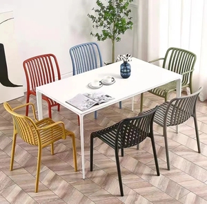 Factory Modern <b>Outdoor</b> Furniture Dinning Iron <b>Metal</b> Home Dining Room <b>Chairs</b> - Product Image 6