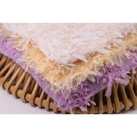 Fil à tricoter et à tisser en polyester recyclé à 100 %, type papillon 1/3.5N