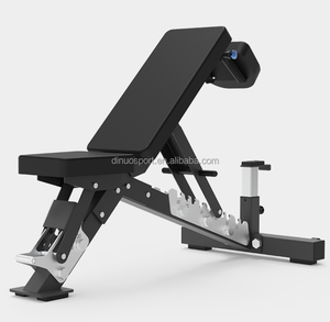 <span class=keywords><strong>Banc</strong></span> d'haltères réglable à trois niveaux en acier commercial de 3mm inclinaison de <span class=keywords><strong>banc</strong></span> plat presse de <span class=keywords><strong>banc</strong></span> équipement de gymnastique - Product Image 1