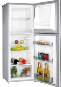 Réfrigérateur de voiture à double porte 142L, camping en plein air, utilisation en camping-<span class=keywords><strong>car</strong></span>, congélateur - Product Image 1