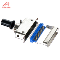 Connecteur Centronic série 57 pour câble ruban CN 36 50 64 broches sertissage à souder femelle mâle