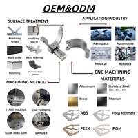 Services de fraisage CNC pour support de caméra UAV en nylon, pièce personnalisée légère, fournisseur de prototypes rapides