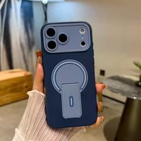 BAILI – Nouveaux étuis de téléphone portable à chargement sans fil, cadre magnétique invisible, en TPU+PC, pour iPhone 13, 14, 15, 17