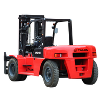 Chariot élévateur diesel lourd TAIJIN 10 tonnes CPCD100 pour conteneurs avec moteur Quanchai, prix usine