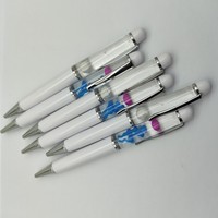 Vente chaude Fournitures De Bureau Thème De La Santé 3D Modèle De Cerveau Stylo Cadeau Publicitaire Stylo À Bille Flottant avec Logo Personnalisé Neurologie
