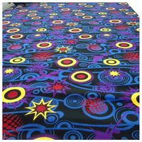 Tapis à motif puzzle en polypropylène à poils longs imprimé en 3D, durable, résistant à l'usure et au feu, entièrement recouvert, 4m, fournisseur chinois