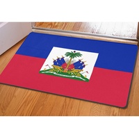 Tapis de porte décoratif avec drapeau national 40*60cm, tapis de sol flexible antidérapant en polyester, parfait pour les cadeaux et la décoration de la maison