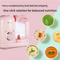 Pembuat Makanan Bayi Steam and Blend dengan Lubang Besar, Mini Food Processor Multifungsi, Mesin Penggiling Makanan Bayi untuk Rumah Tangga