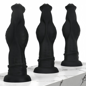Vibromasseur réaliste grand format en forme de cheval sauvage sans œufs, en silicone souple, étanche, pour hommes et femmes - Product Image 1