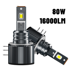 Ampoule de voiture à performance stable en état <span class=keywords><strong>neuf</strong></span>, super brillante, 80W 12V H15, phares LED automobiles - Product Image 4