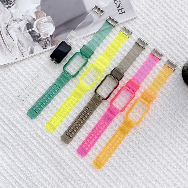 Transparent Adjustable Rubber Sport Replacement Watch Strap for Huawei Watch Band 7 8 9 10
