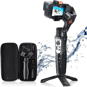 Hohem iipro 4 spor kamera Pan tilt canlı vlog Video çekim <span class=keywords><strong>3</strong></span> eksen Anti Shake sabitleyici kendini çekim çubuk - Product Image 2